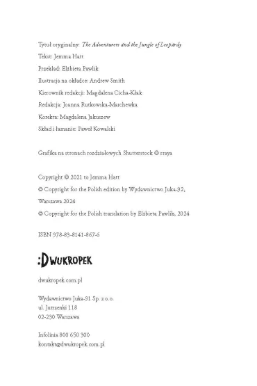 Niebezpieczna d�ungla. Przygodowcy. Tom 5 - Andrew Smith, Jemma Hatt