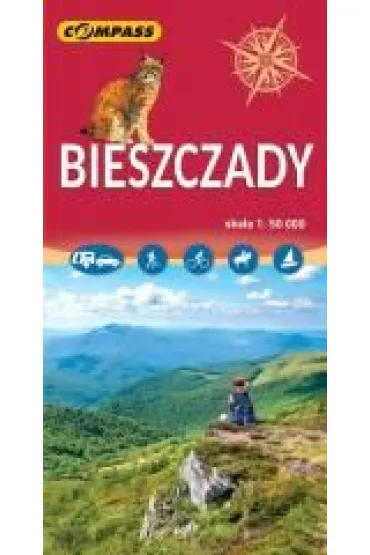 Mapa turystyczna - Bieszczady 1:50 000