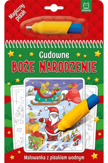 Cudowne Bo�e Narodzenie. Malowanka z pisakiem wodnym