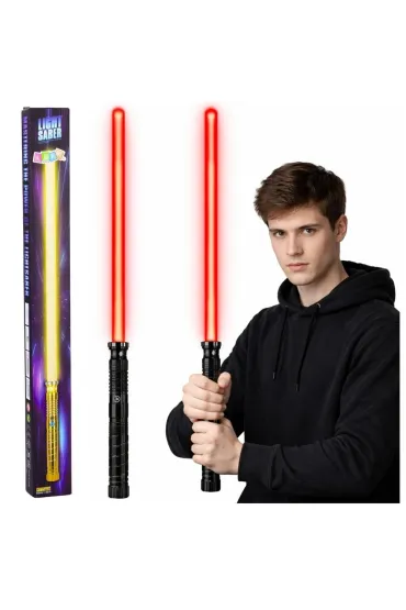 LeanToys Miecz laserowy LED z d�wi�kiem 75cm