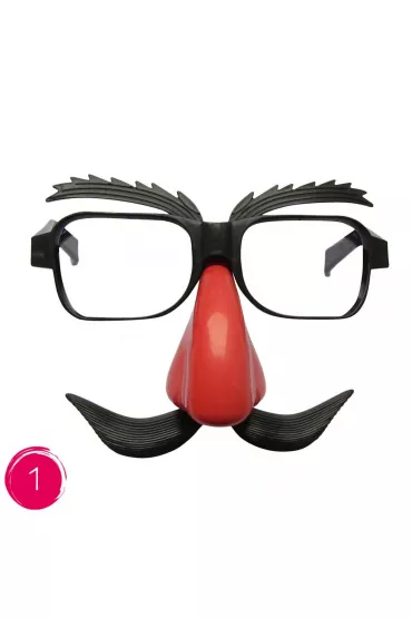 Okulary z nosem