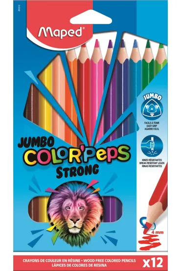 Maped Kredki Colorpeps Strong Jumbo 12 szt.