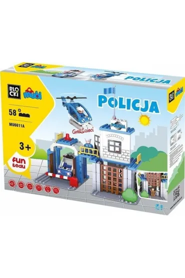 Klocki Blocki MUBI Policja 58el *