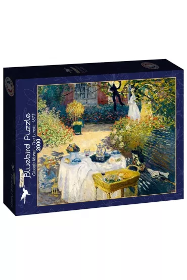 Puzzle 2000 el. �niadanie Claude Monet 1873 Bluebird Puzzle