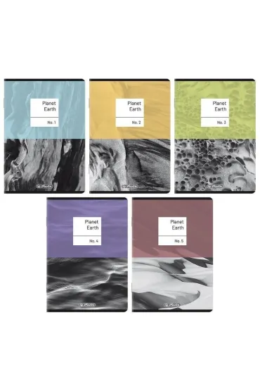 Zeszyt A5/60K kratka Premium Earth (10 szt) HERLITZ
