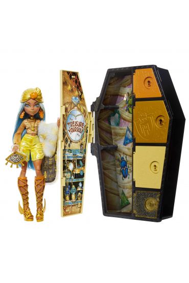 Monster High Straszysekrety Cleo de Nile Seria 2 Byszczca HNF76 Mattel