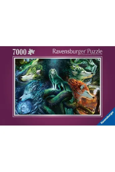 Puzzle 2D: Wilki 7000el Ravensburger