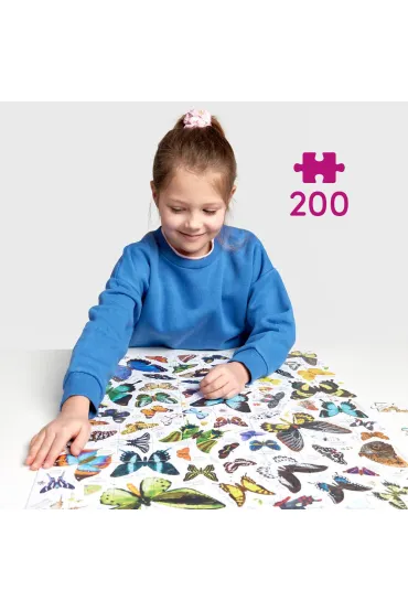 Puzzle Puzzlove CzuCzu 200 el. Motyle Bright Junior Media