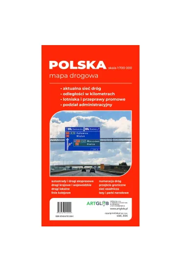 Mapa Polska 1:700 000