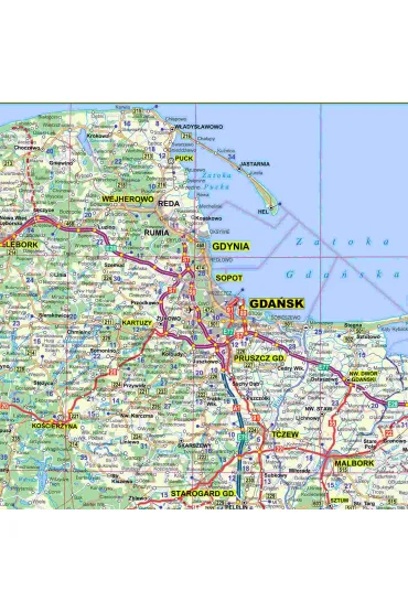 Mapa Polska 1:700 000
