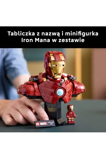 LEGO Marvel Popiersie Iron Mana MK4 76327