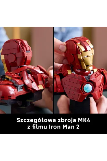 LEGO Marvel Popiersie Iron Mana MK4 76327