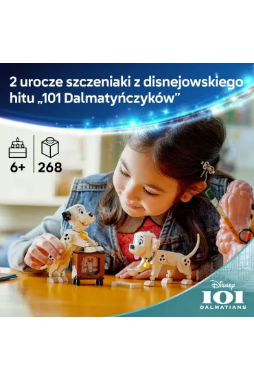 LEGO Classic Disney 101 dalmaty�czyk�w - Szczeniaczki Szcz�ciarz i Penny 43271