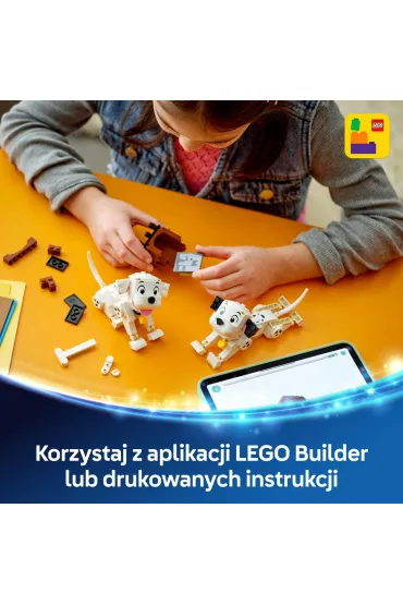 LEGO Classic Disney 101 dalmaty�czyk�w - Szczeniaczki Szcz�ciarz i Penny 43271