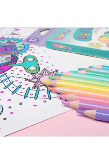 Patio Kredki o��wkowe okr�g�e Pastel 10 szt.