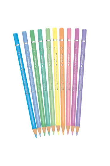 Patio Kredki o��wkowe okr�g�e Pastel 10 szt.