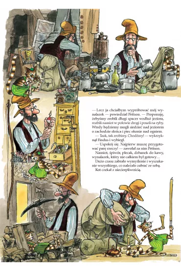 Pettson i Findus. Pettson na biwaku - Sven Nordqvist