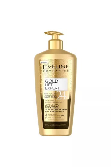 Eveline Cosmetics Gold Lift Expert 24k Gold luksusowe od�ywcze mleczko do cia�a z drobinkami z�ota 350 ml
