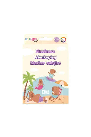 Strigo Cienkopisy Kapibara 8 szt.