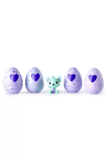 Hatchimals. Zestaw 4 sztuk + bonus Jajko niespodzianka Spin Master