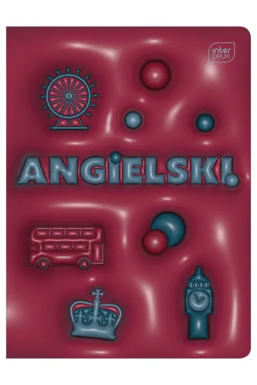 Interdruk Zeszyt A5 Hybrid - Angielski z pigu�k� wiedzy kratka 60 kartek