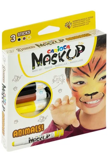 Kredki do twarzy Animals 3kol CARIOCA
