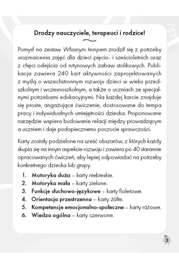 W�asnym tempem karty aktywno�ci wspieraj�ce rozw�j dzieci w wieku przedszkolnym i wczesnoszkolnym - Paulina  Krupa