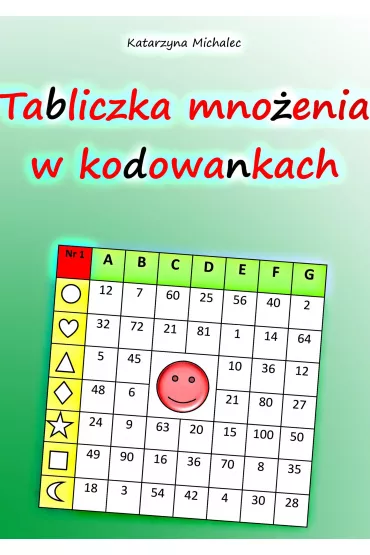 eBook Tabliczka mno�enia w kodowankach pdf - Katarzyna Michalec