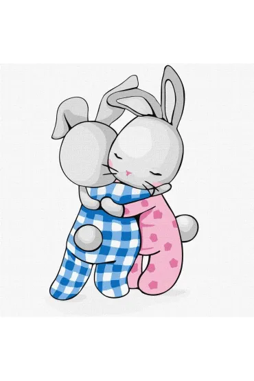 Malowanie po numerach - U�ciski Kids 25x25cm Ideyka