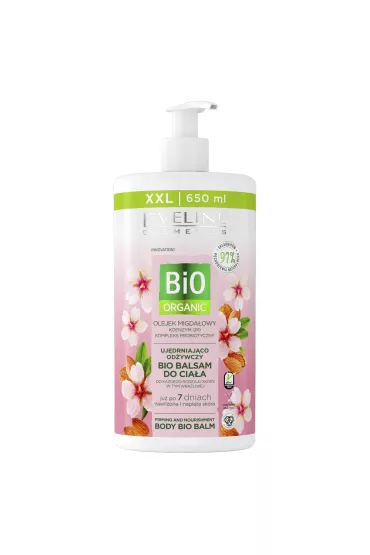 Eveline Cosmetics Bio Organic uj�drniaj�co-od�ywczy balsam do cia�a z olejkiem migda�owym 650 ml