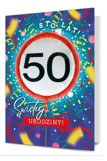 Pan Dragon Karnet 50-te urodziny