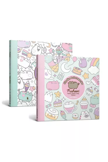 Pakiet: Pusheen kolorowanka, Pusheen. S�odka kolorowanka. Koloruj i zgaduj z kotk� Pusheen - Claire  Belton