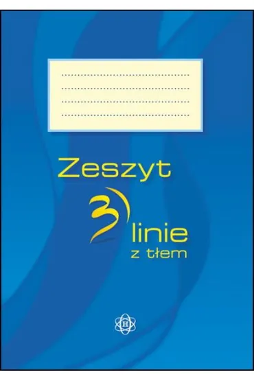 Harmonia Zeszyt z t�em trzy linie 16 kartek