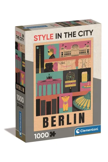 Puzzle 1000 el. Compact Berlin Clementoni