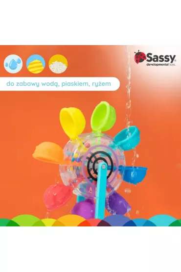 Sassy Wiruj�cy wodospad, zabawka do wody, 12 m+