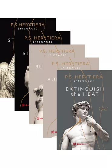 Pakiet Trylogia Hell. Tomy 1-5: Start a Fire. Runda pierwsza, Start a Fire. Runda druga, Burn the Hell. Runda trzecia, Burn the Hell. Runda czwarta, Extinguish the Heat. Runda pita - P.S. Herytiera Pizgacz