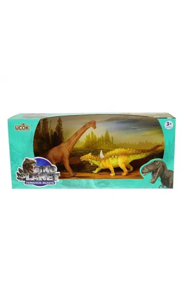 Zestaw 3 dinozaur�w 22cm
