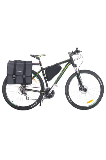 L-BRNO Torba sakwa rowerowa podw�jna dwukomorowa boczna na rower baga�nik 35L