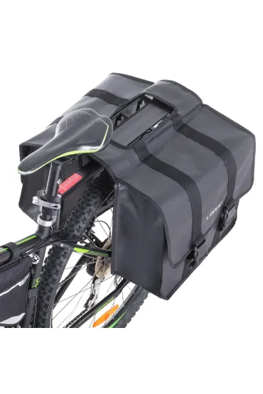 L-BRNO Torba sakwa rowerowa podw�jna dwukomorowa boczna na rower baga�nik 35L