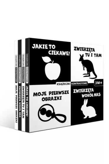 Kontrastowe ksi��eczki BOX 3m+