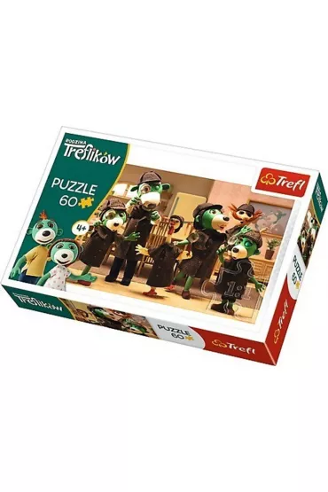 Puzzle 60 el. Na tropie Rodzina Treflik�w