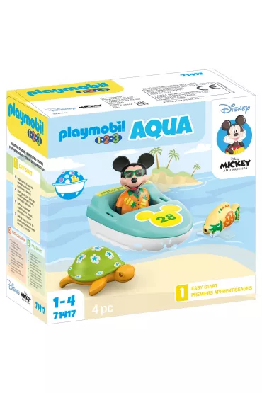 Playmobil 1.2.3 Aqua Disney Myszka Miki i wycieczka ��dk� 71417