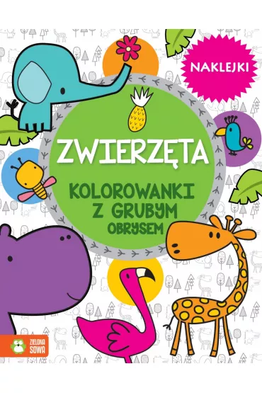 Zwierz�ta. Kolorowanki z grubym obrysem