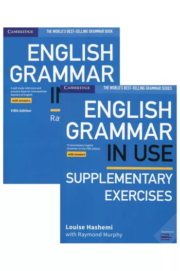 Pakiet: English Grammar in Use with Answers oraz English Grammar in Use. Supplementary Exercises with Answers - Louise Hashemi, Raymond Murphy
