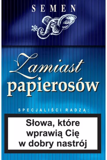 Zamiast papieros�w niebieskie opakowanie - Agnieszka Haas 