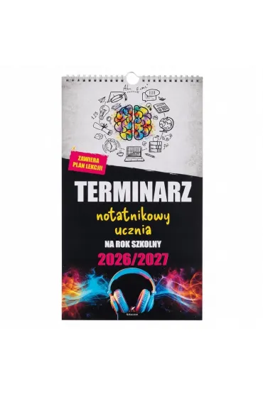 Terminarz Ucznia 2026/2027 Notatnikowy z planem...