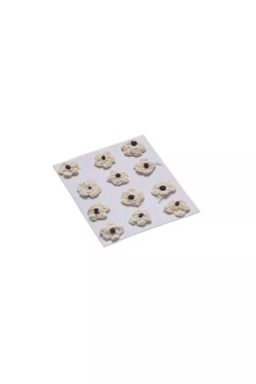 Brewis Kwiatki dekoracyjne ecru 18mm