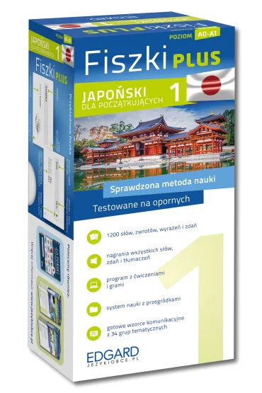 Fiszki plus. Japo�ski dla pocz�tkuj�cych. Poziom A0-A1