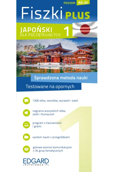 Fiszki plus. Japo�ski dla pocz�tkuj�cych. Poziom A0-A1