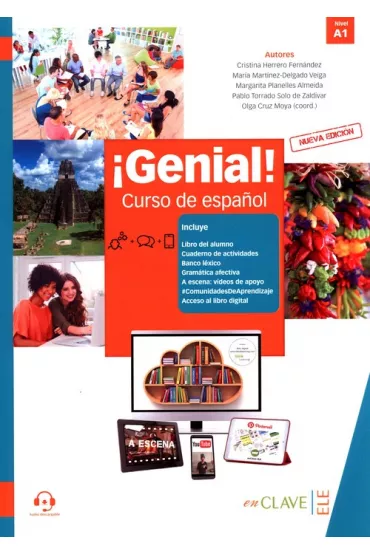 Genial! A1 podr�cznik + �wiczenia + kod do podr�cznika cyfrowego - Cristina Fernandez Herrero